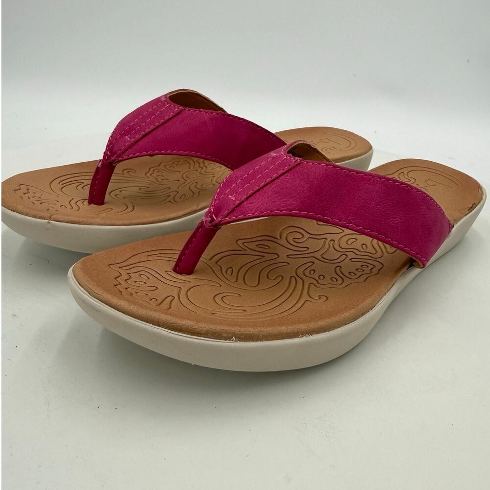 BOC By Born Aimee Thong Pink Sandal Size 7